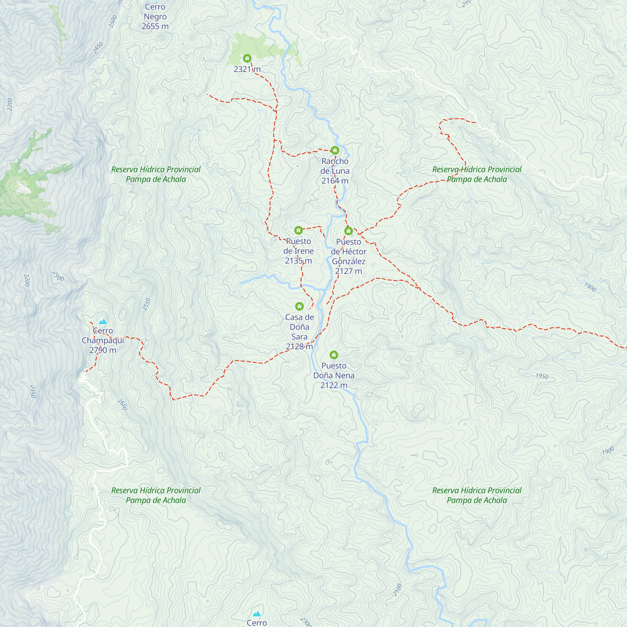 Refugio San Expedito map