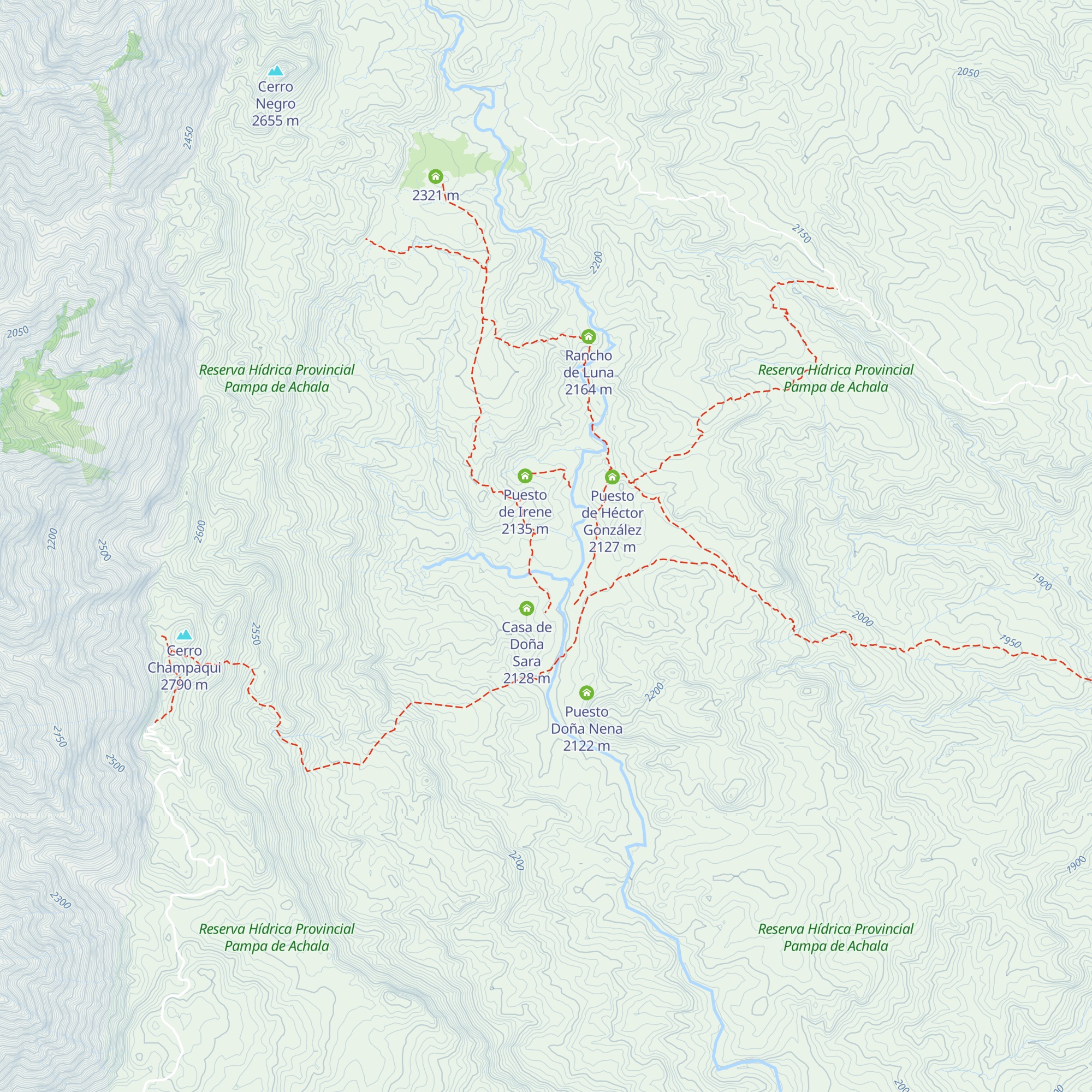 Los Soles map