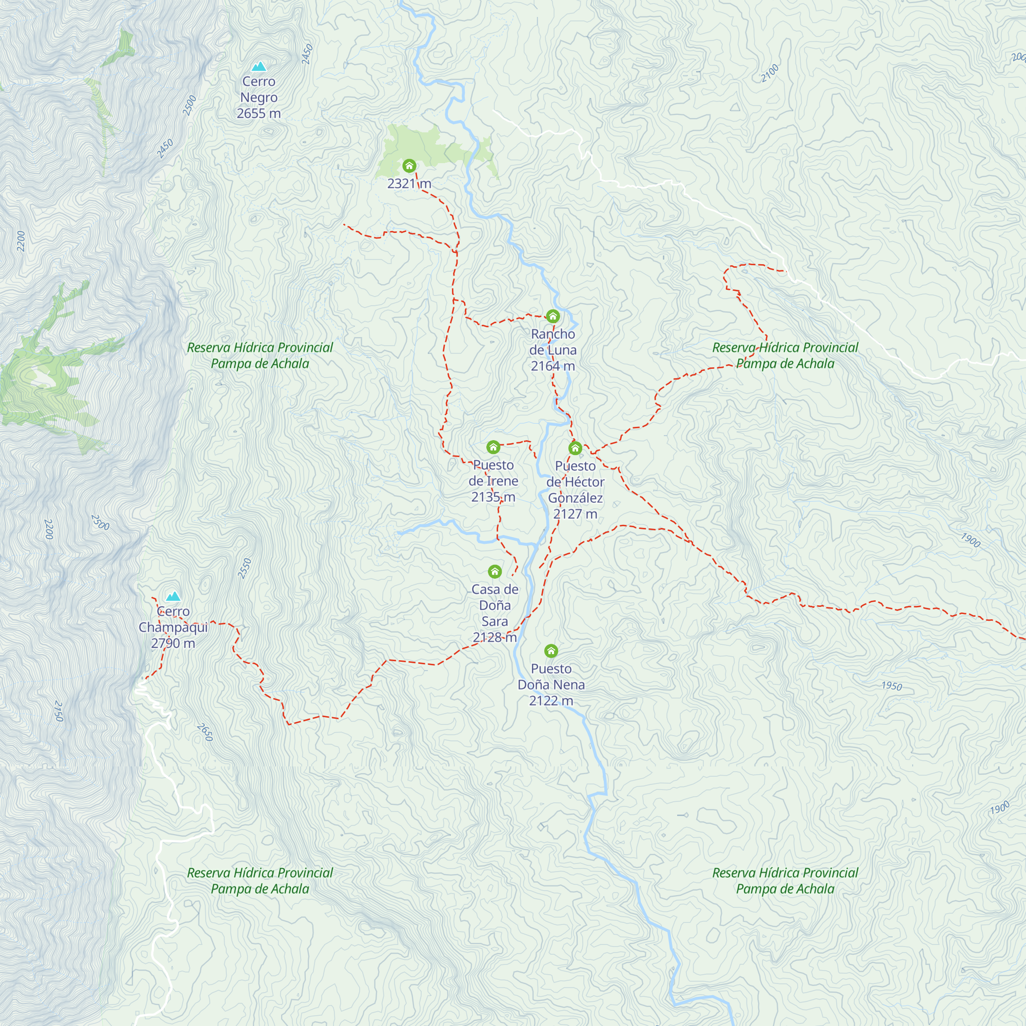 Los Soles map