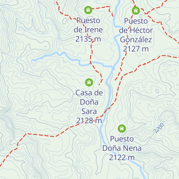 Map of Refugio Gonzalez