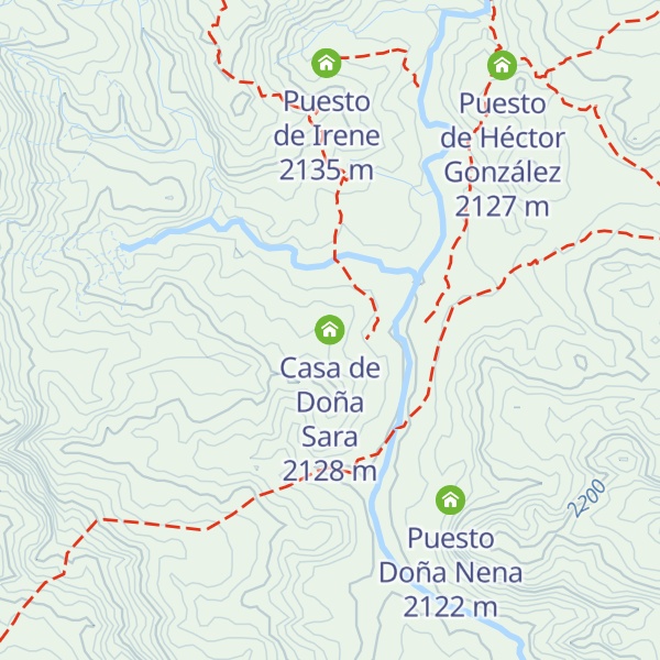 Map of Casa de Doña Sara
