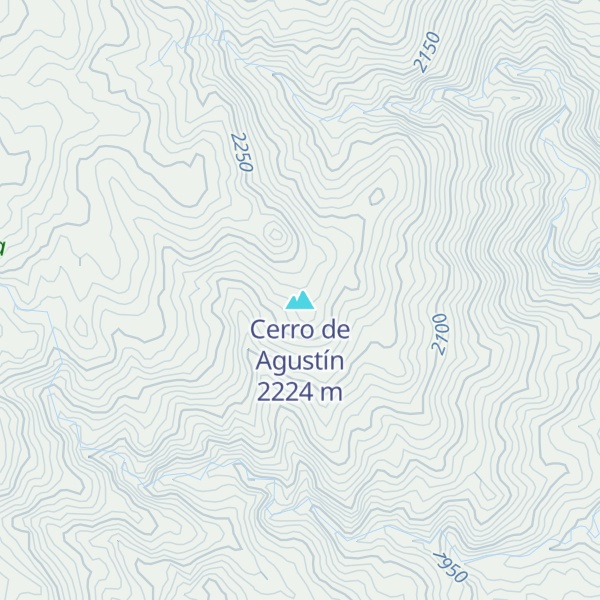 Map of Cerro de Agustín
