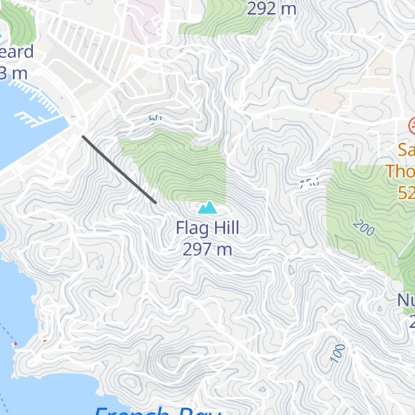 Map of Flag Hill