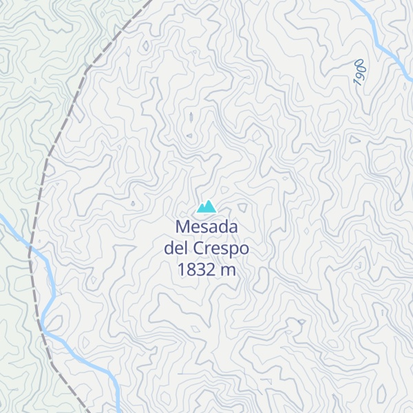 Map of Mesada del Crespo