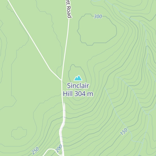 Map of Sinclair Hill