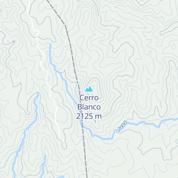 Map of Cerro Blanco