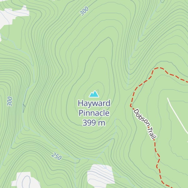 Map of Hayward Pinnacle