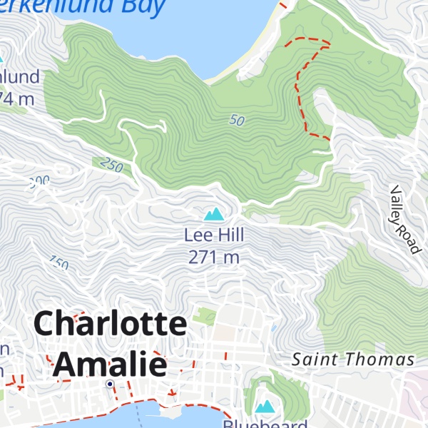 Map of Lee Hill