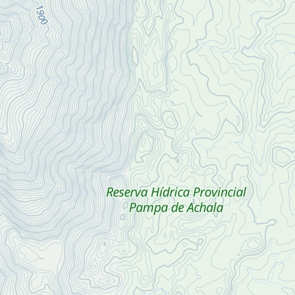 Map of Cerro Potrerillos o de las Antenas