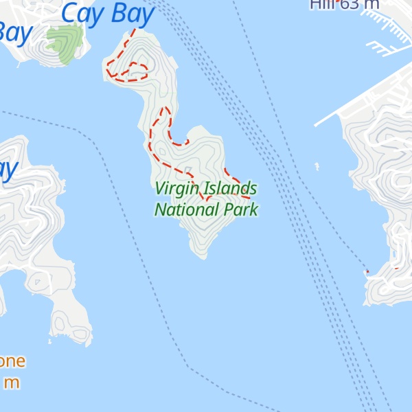 Map of Cowell Hill