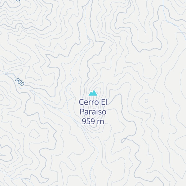 Map of Cerro El Paraiso