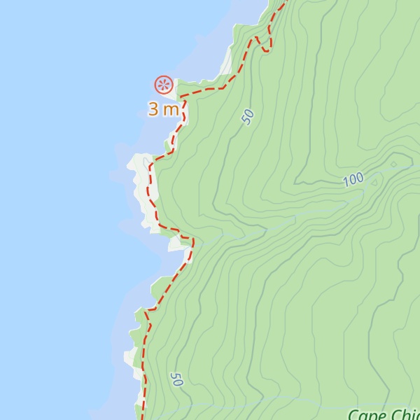 Map of Big Bald Rock Brook Cabin