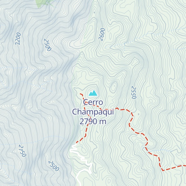 Map of Cerro Champaqui