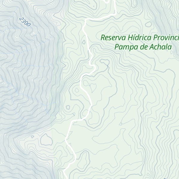 Map of Cerro Linderos