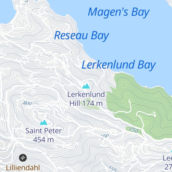 Map of Lerkenlund Hill