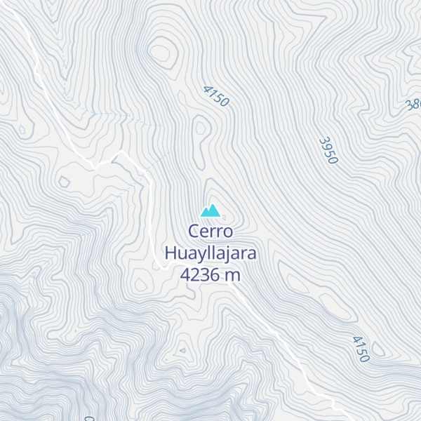 Map of Cerro Huayllajara