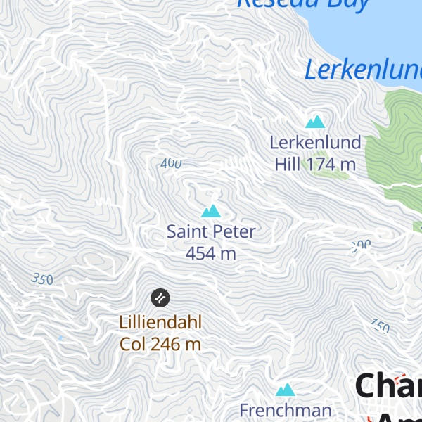 Map of Saint Peter