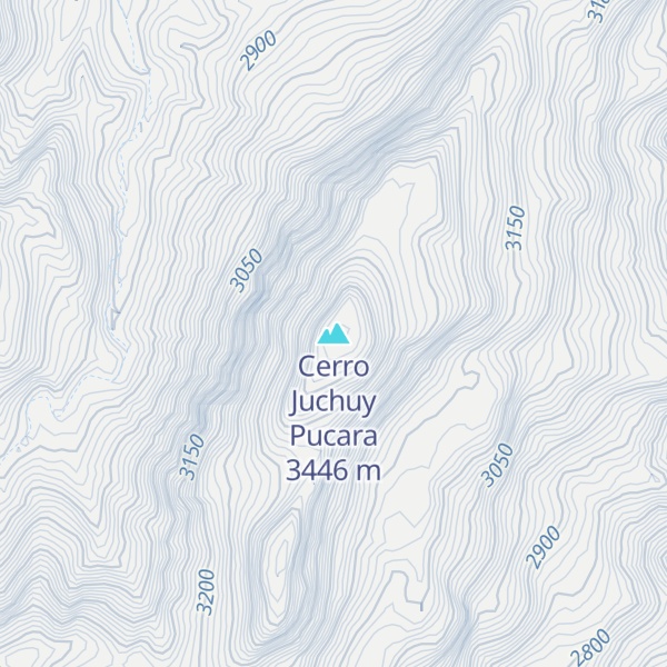 Map of Cerro Juchuy Pucara