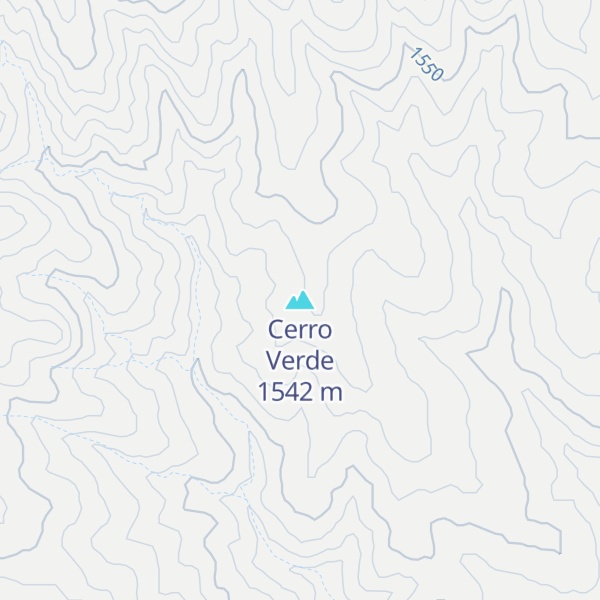 Map of Cerro Verde