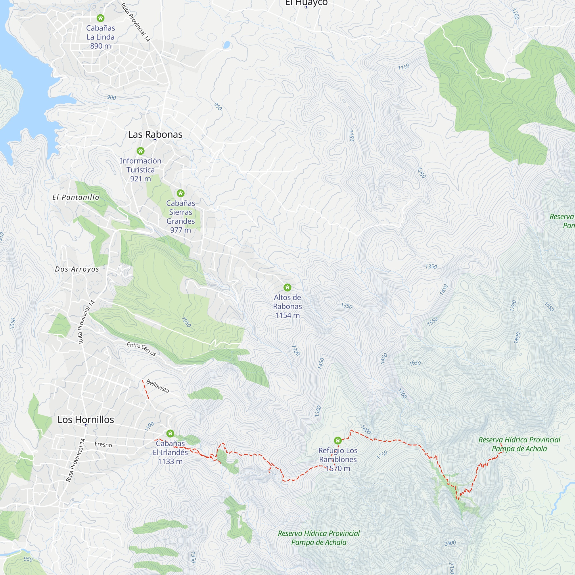Altos de Rabonas map