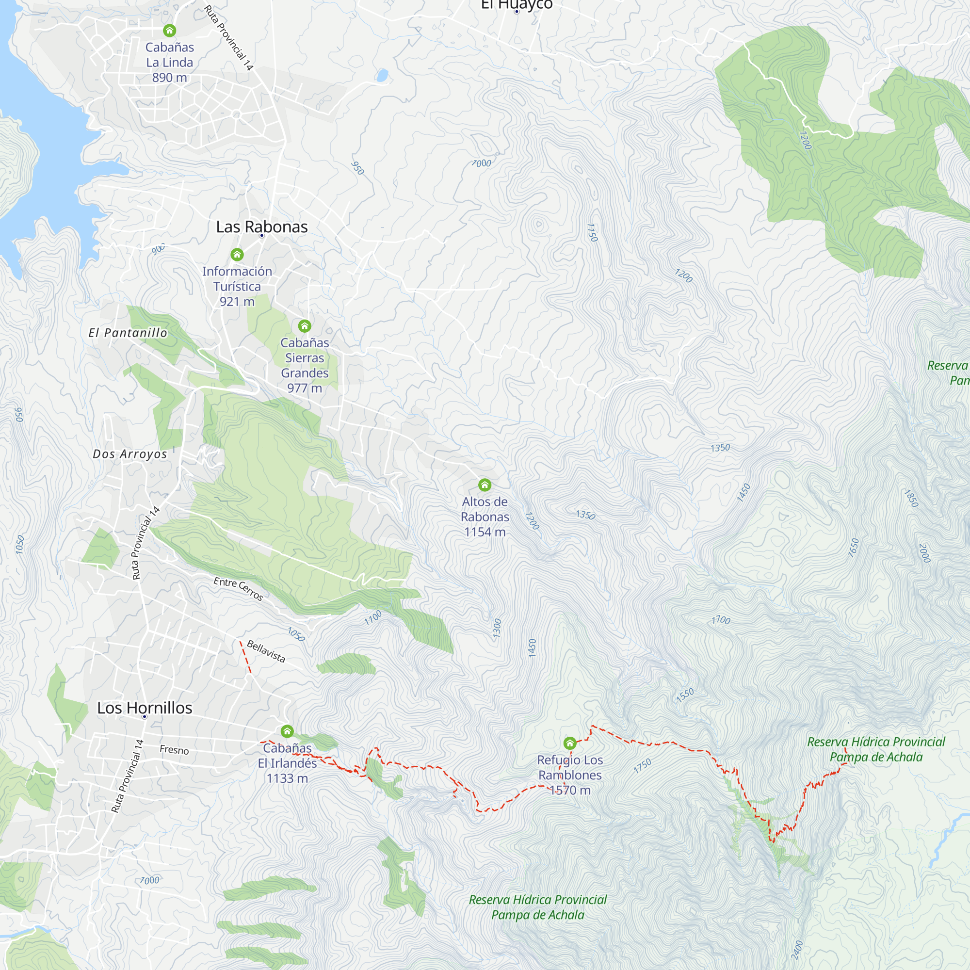 Altos de Rabonas map