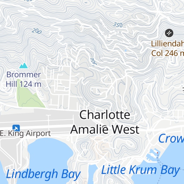Map of Nana Hill