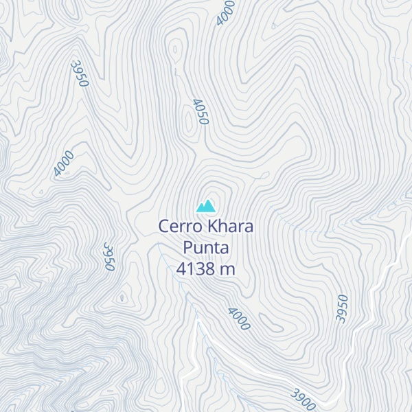 Map of Cerro Khara Punta