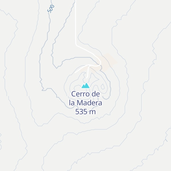 Map of Cerro de la Madera