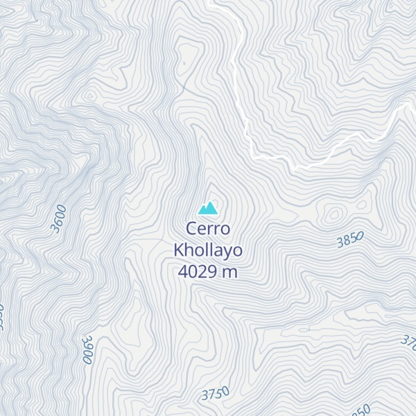 Map of Cerro Khollayo