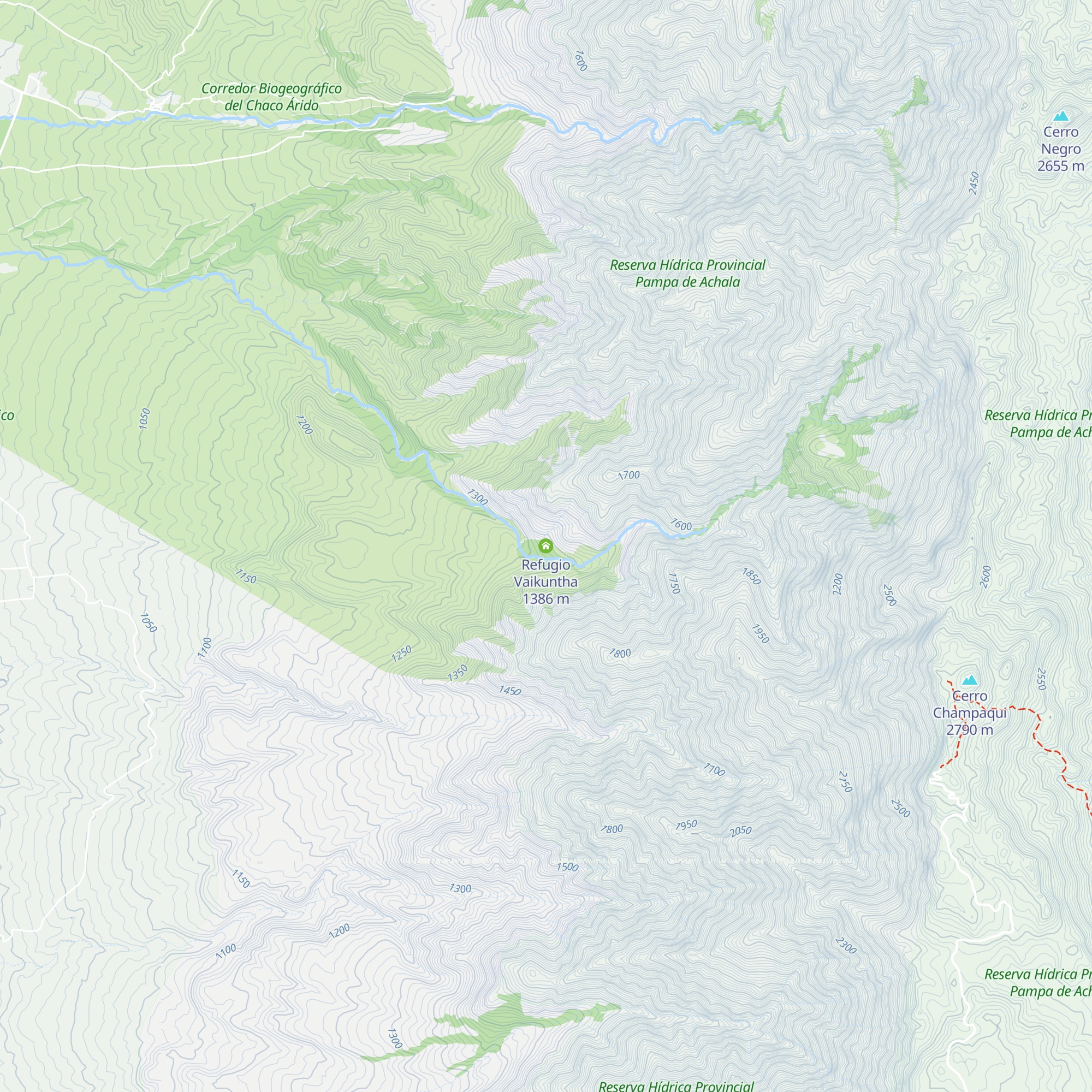 Refugio Vaikuntha map