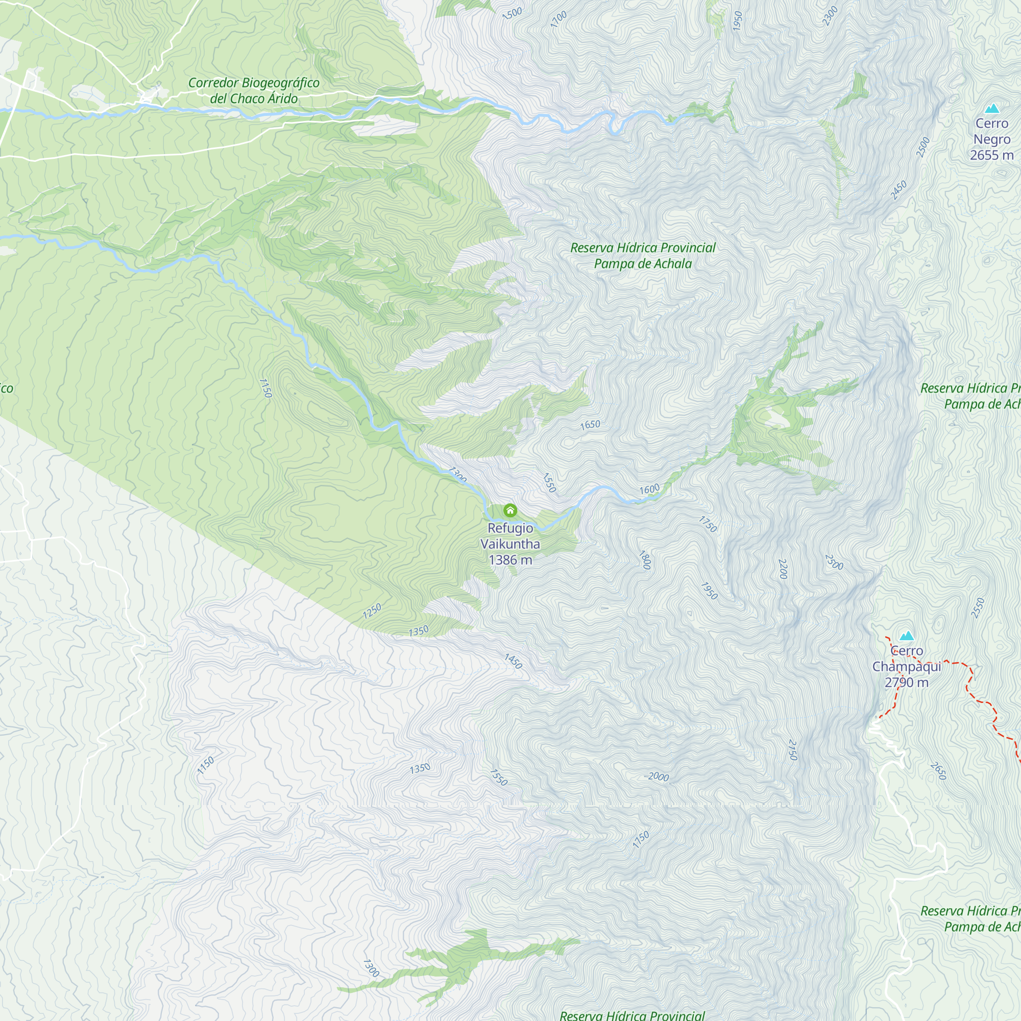 Refugio Vaikuntha map