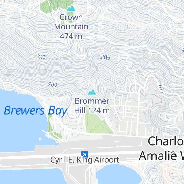 Map of Brommer Hill