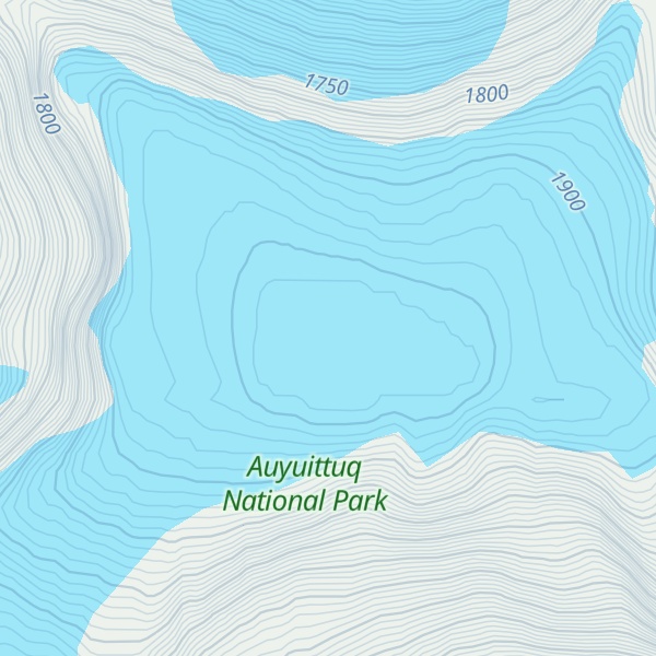 Map of Midnight Sun Peak