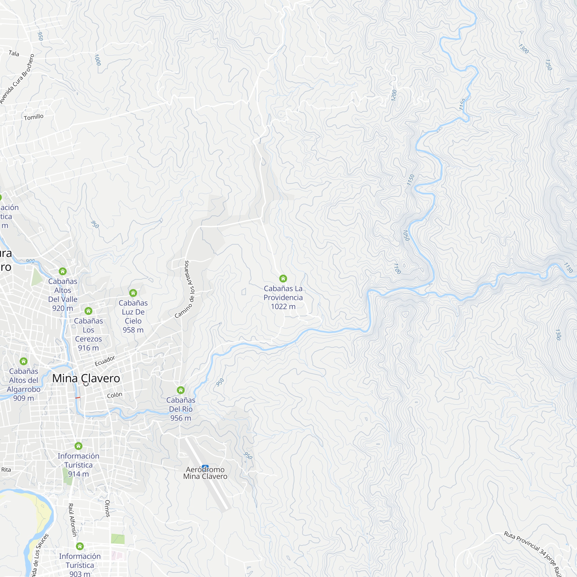 Cabañas El Refujio de Juan map