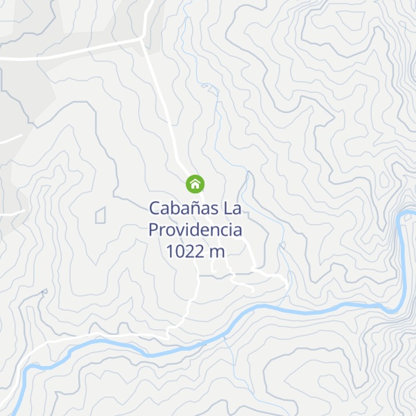 Map of Cabañas El Refujio de Juan