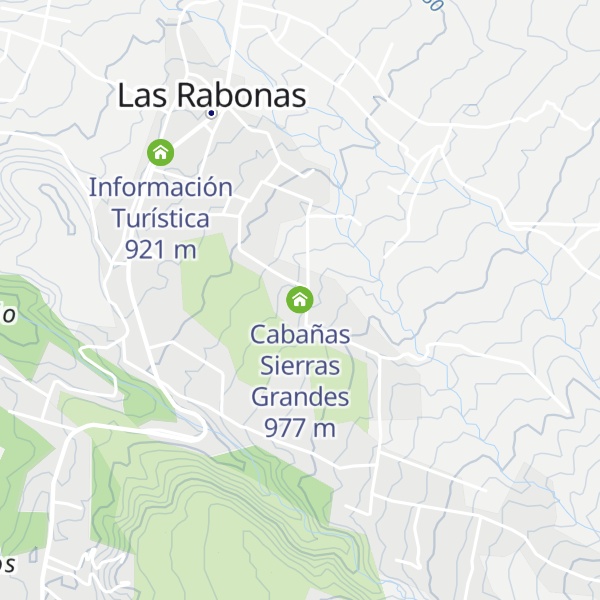 Map of Cabañas Sierras Grandes