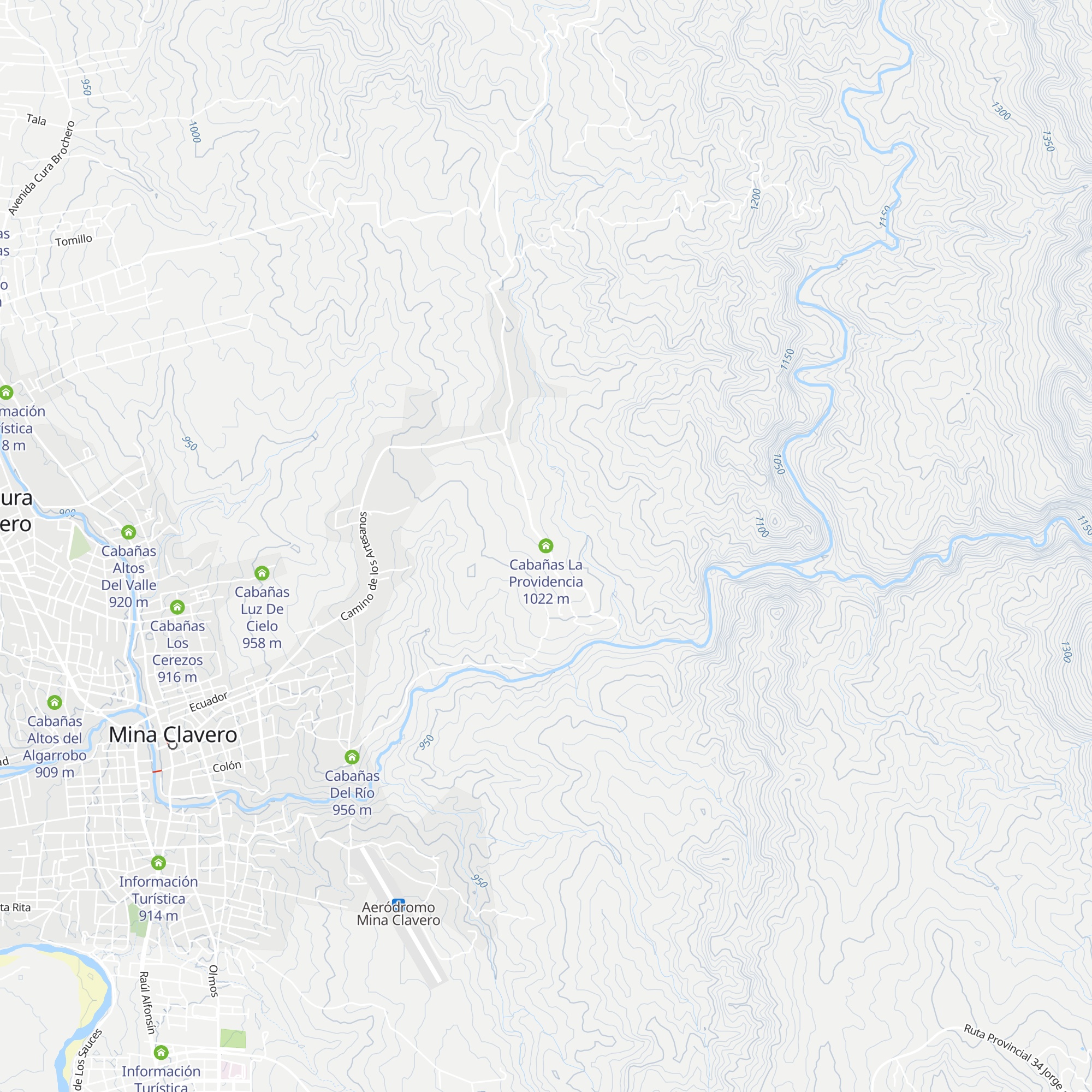 Cabañas La Providencia map