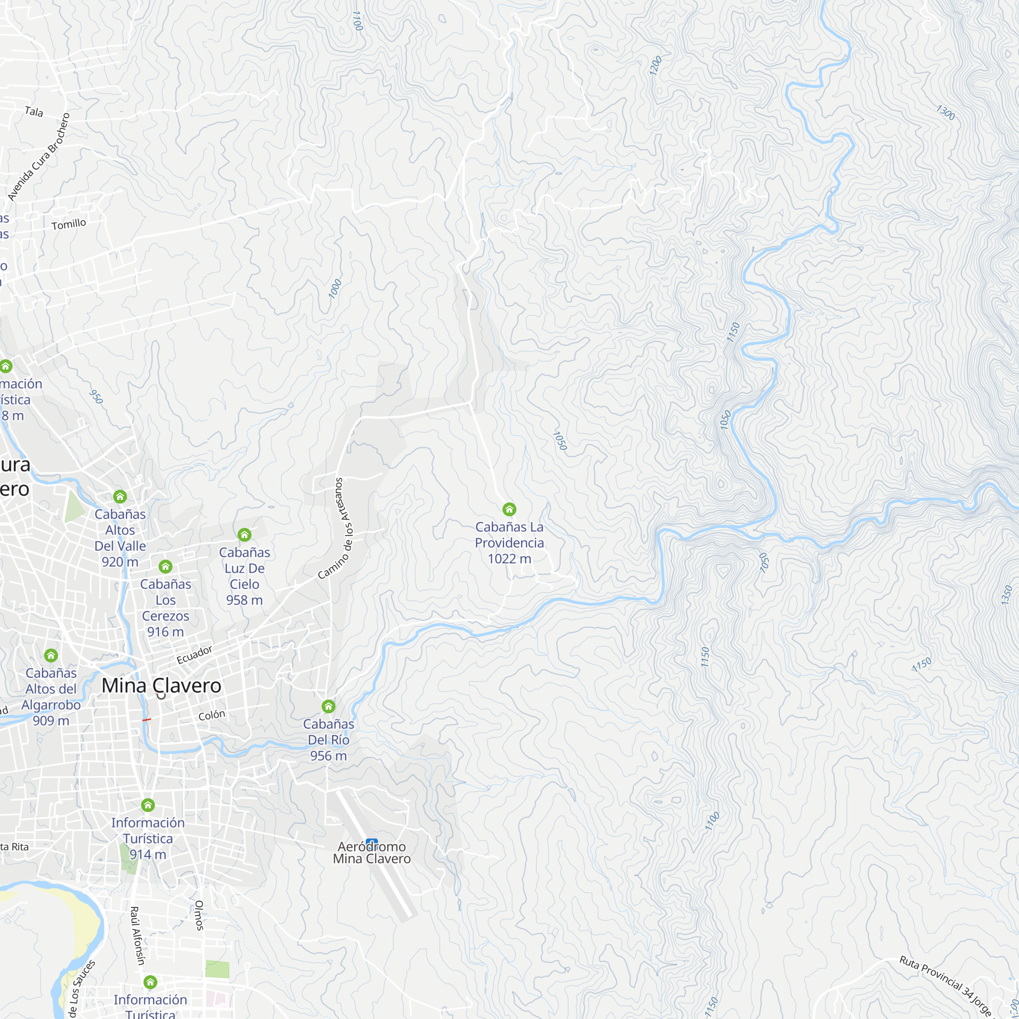 Cabañas La Providencia map