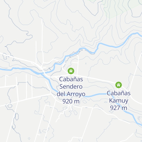 Map of Cabañas Sendero del Arroyo