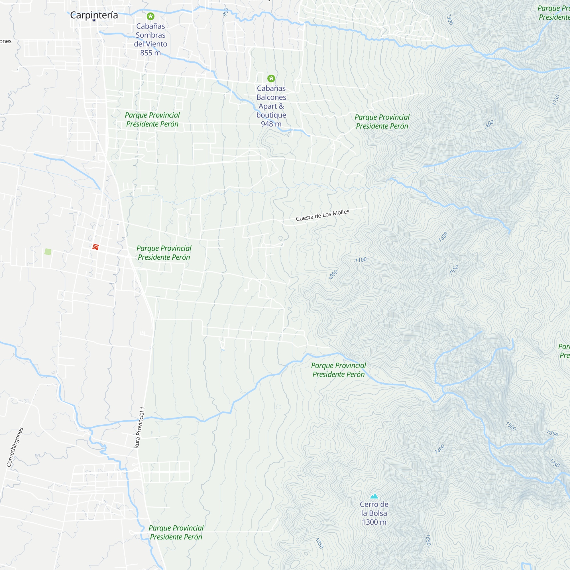 Cabañas El Condor map