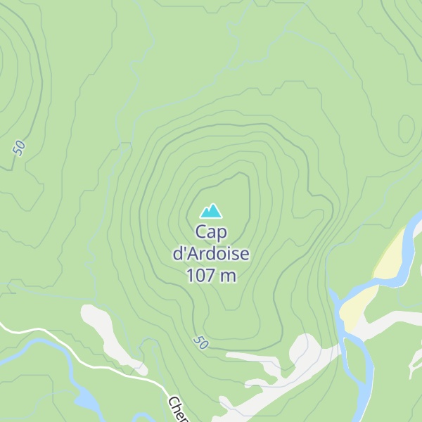 Map of Cap d'Ardoise