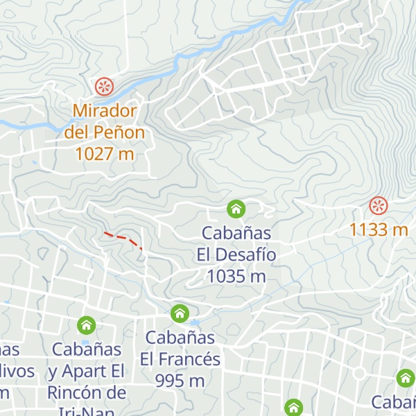 Map of Cabañas Inti Huasi