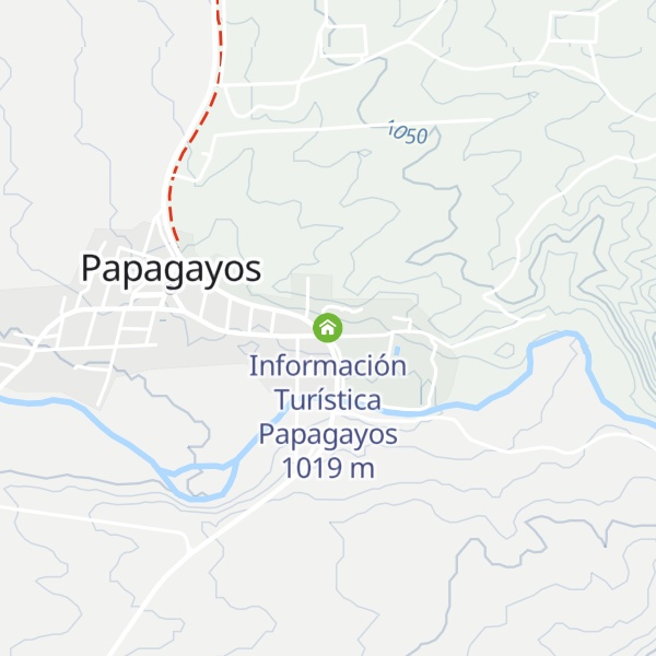 Map of Información Turística Papagayos