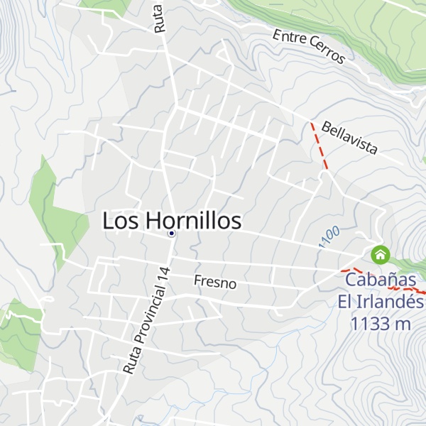 Map of Cabañas Goli