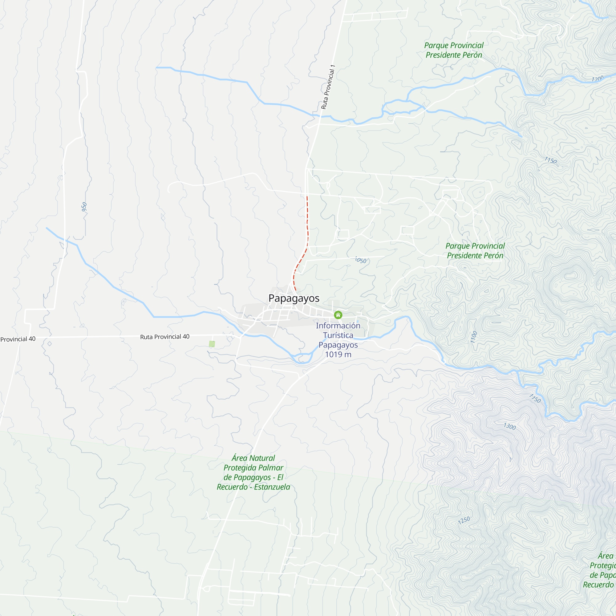 Cabañas Chacras de Palmares map
