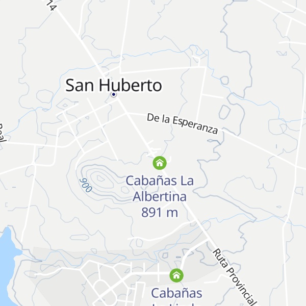 Map of Cabañas Mayem