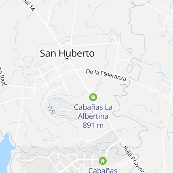Map of Cabañas Qué Lindo Lugar