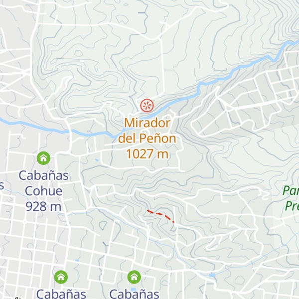 Map of Cabañas Medalla Milagrosa