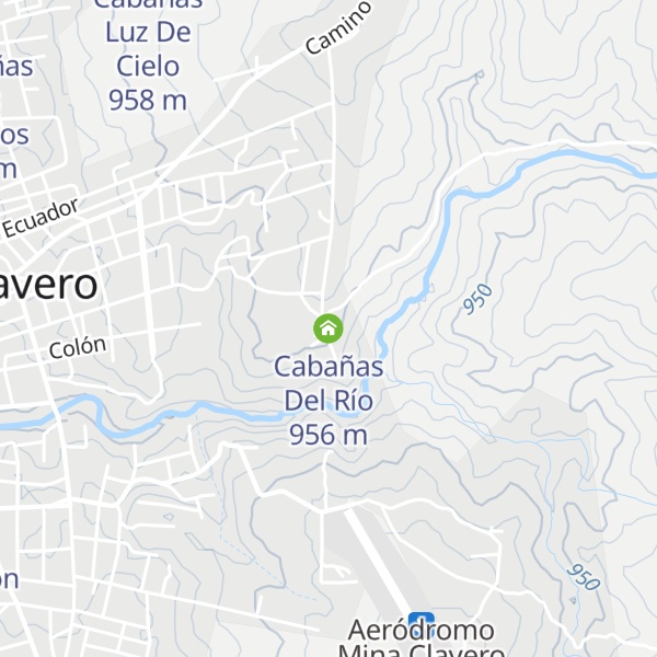 Map of Cabañas Del Río