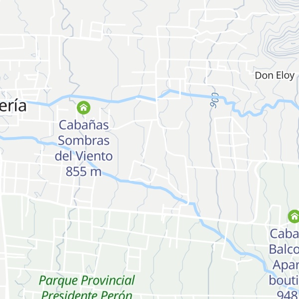 Map of Cabañas Los Nonos